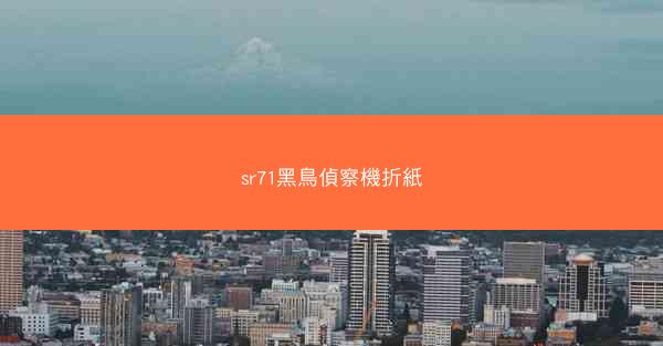 sr71黑鳥偵察機折紙