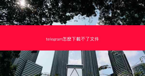 telegram怎麽下載不了文件