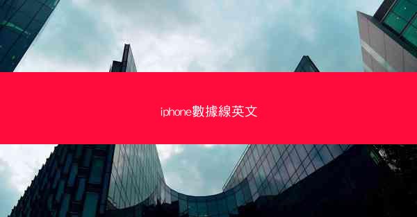 iphone數據線英文