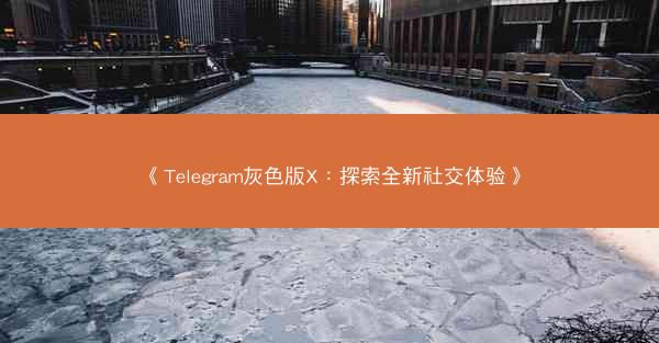 《Telegram灰色版X：探索全新社交体验》