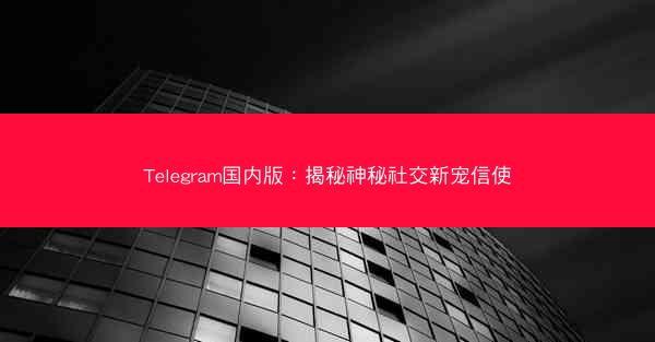 Telegram国内版：揭秘神秘社交新宠信使