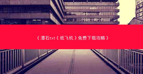 《潭石txt《纸飞机》免费下载攻略》