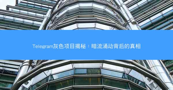 Telegram灰色项目揭秘：暗流涌动背后的真相