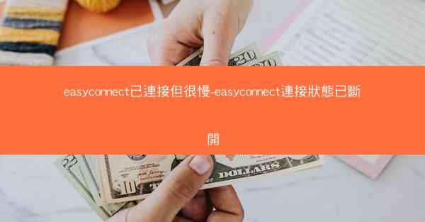 easyconnect已連接但很慢-easyconnect連接狀態已斷開