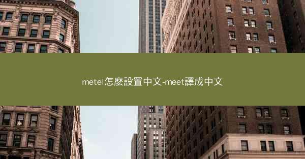 metel怎麽設置中文-meet譯成中文