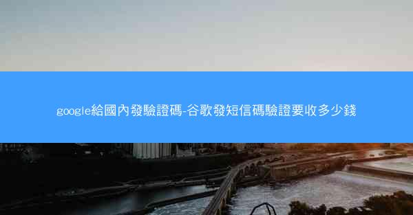 google給國內發驗證碼-谷歌發短信碼驗證要收多少錢