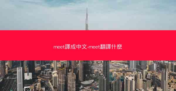 meet譯成中文-meet翻譯什麽