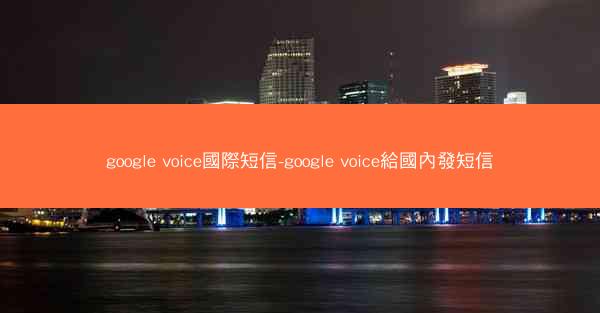 google voice國際短信-google voice給國內發短信